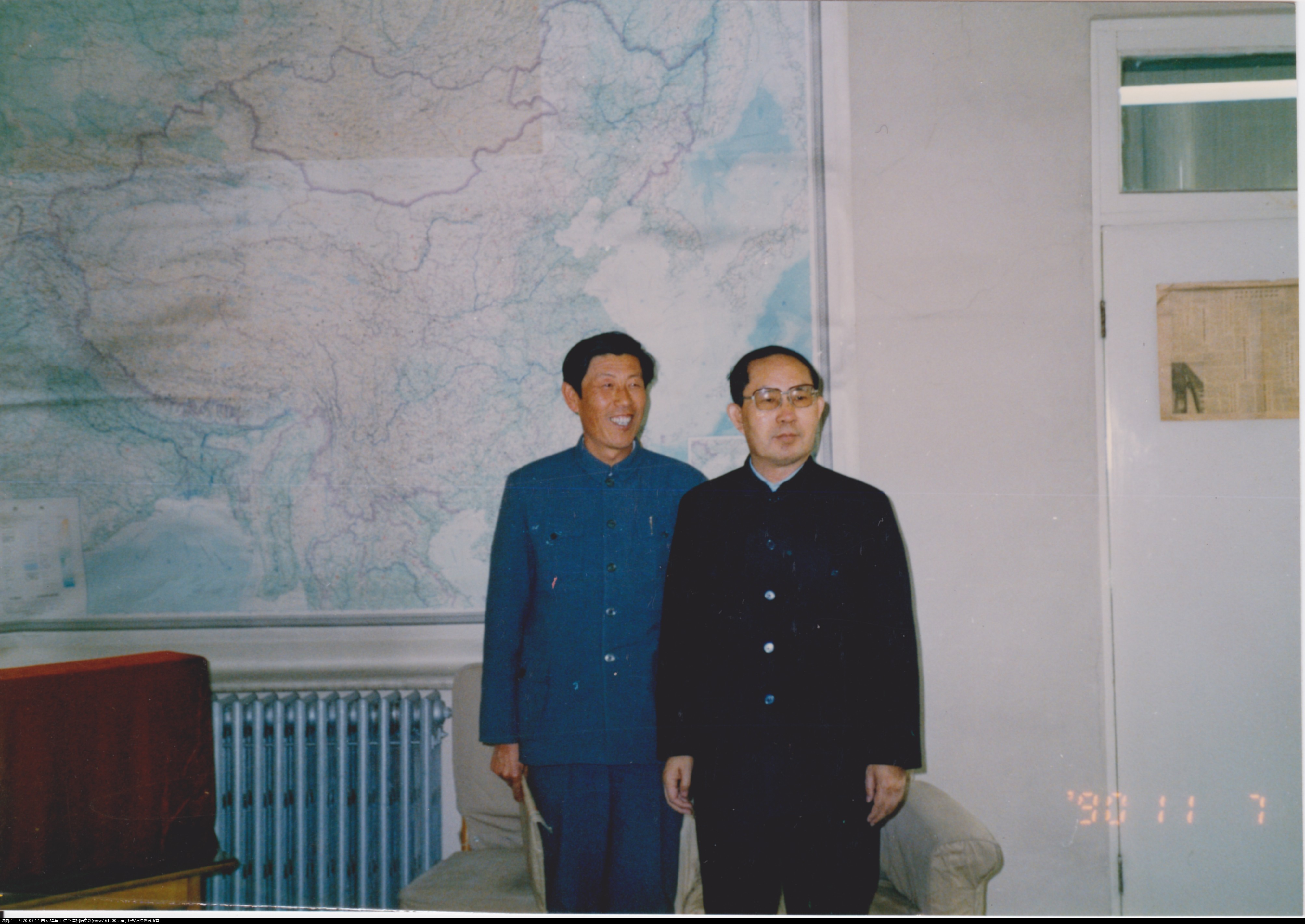 111990年11月7日，时任泰来县委书记王维丰赴京向国务委员 国家扶贫开发领导小组组长陈.jpg